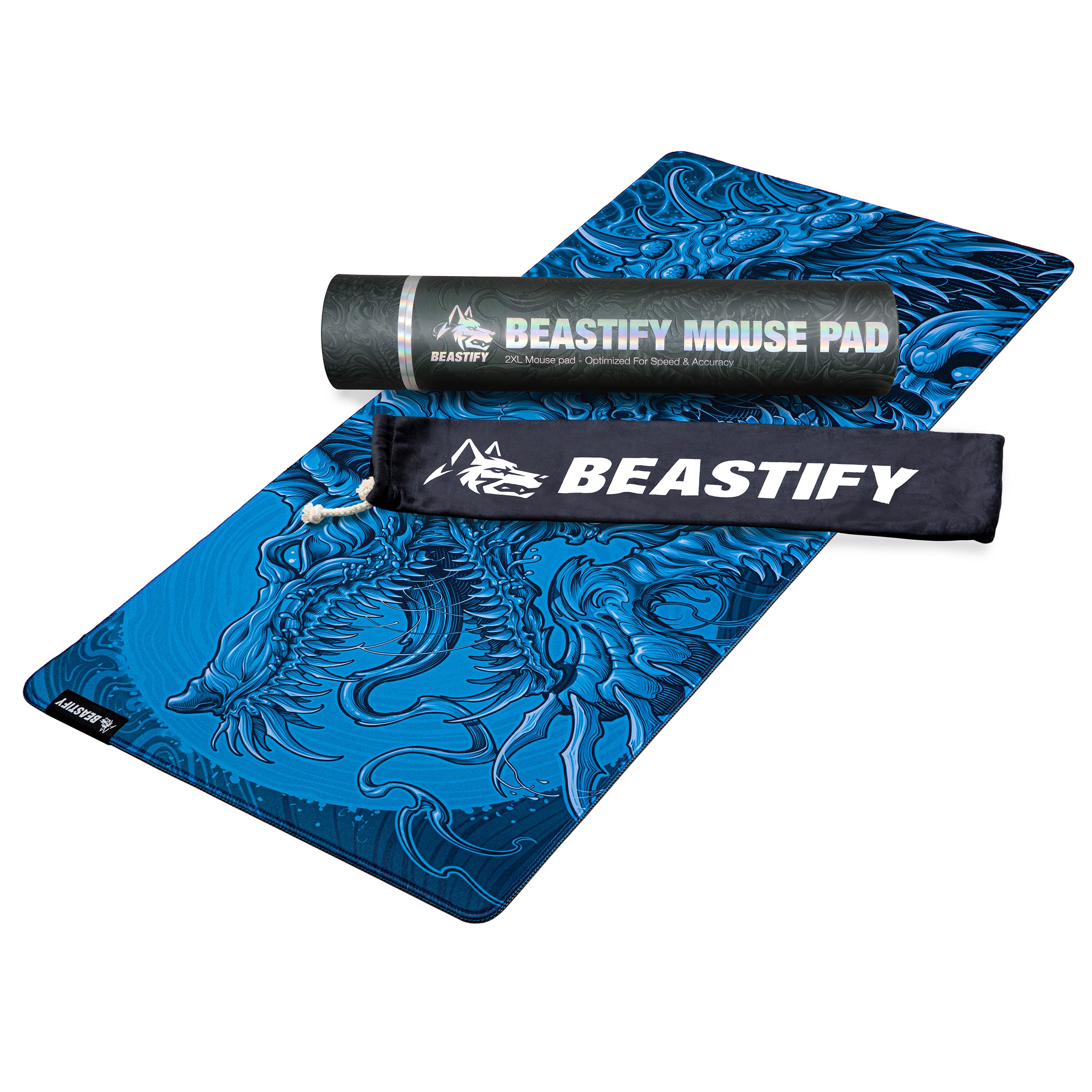 Beastify XXL Mouse Pad - Blue