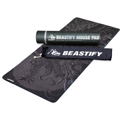 Beastify XXL Mouse Pad - Black & White